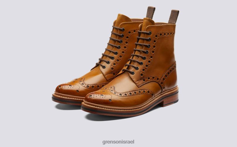 גברים לְהִשְׁתַזֵף פרד Grenson J4F4Z3 מגפיים