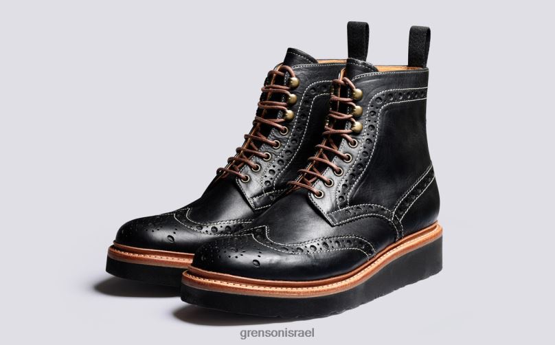 גברים שָׁחוֹר פרד Grenson J4F4Z30 מגפיים