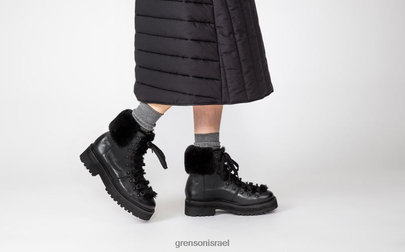 נשים שָׁחוֹר נטי Grenson J4F4Z302 מגפיים
