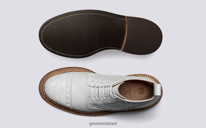 נשים לבן פרנסס Grenson J4F4Z305 מגפיים