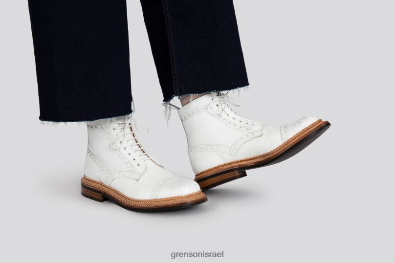 נשים לבן פרנסס Grenson J4F4Z305 מגפיים