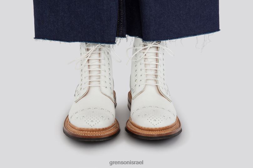 נשים לבן פרנסס Grenson J4F4Z305 מגפיים