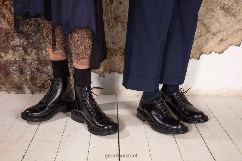 נשים שָׁחוֹר דבון Grenson J4F4Z309 נעליים רשמיות