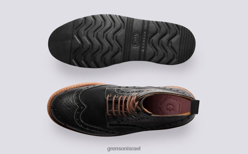 גברים שָׁחוֹר פרד Grenson J4F4Z30 מגפיים