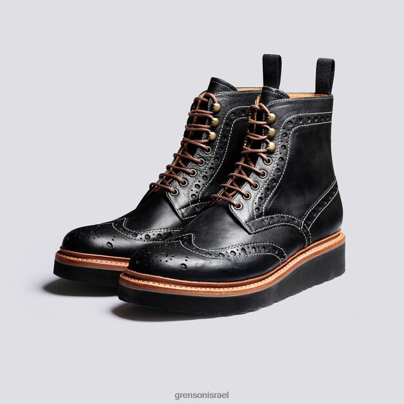 גברים שָׁחוֹר פרד Grenson J4F4Z30 מגפיים