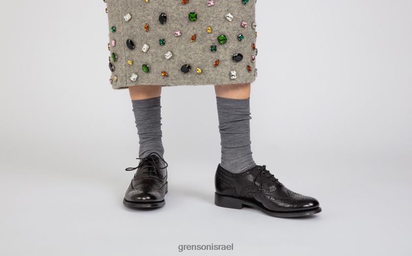נשים שָׁחוֹר ורד Grenson J4F4Z313 נעליים רשמיות