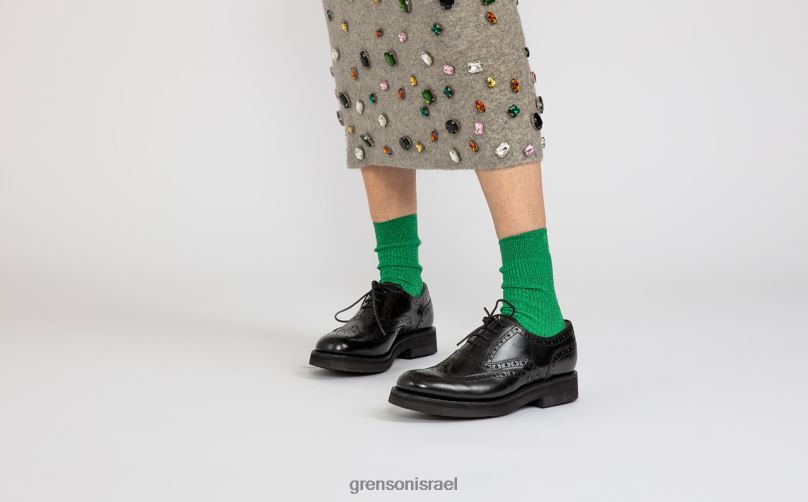 נשים שָׁחוֹר ורד Grenson J4F4Z314 נעליים רשמיות