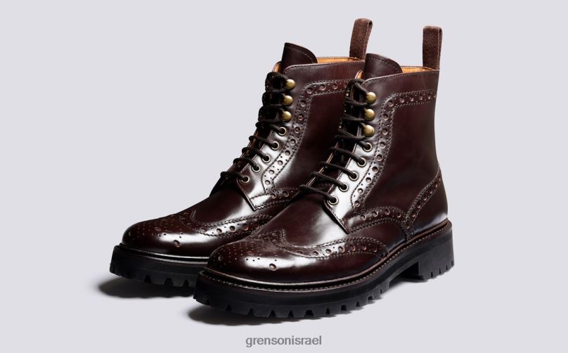 גברים חום פרד Grenson J4F4Z32 מגפיים