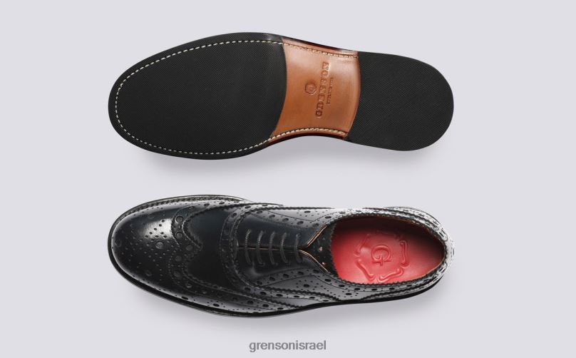 נשים שָׁחוֹר אוונגלין Grenson J4F4Z321 נעליים רשמיות