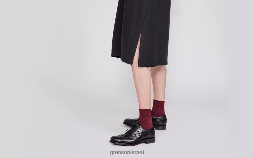 נשים שָׁחוֹר אוונגלין Grenson J4F4Z321 נעליים רשמיות