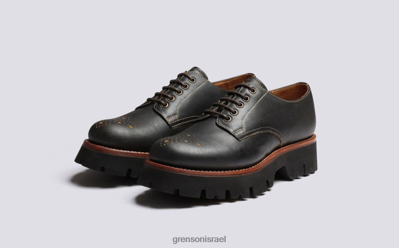 נשים חום וינטג' הולי Grenson J4F4Z322 נעליים רשמיות