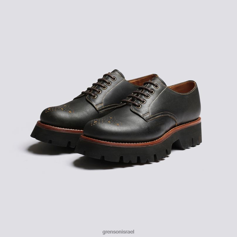 נשים חום וינטג' הולי Grenson J4F4Z322 נעליים רשמיות