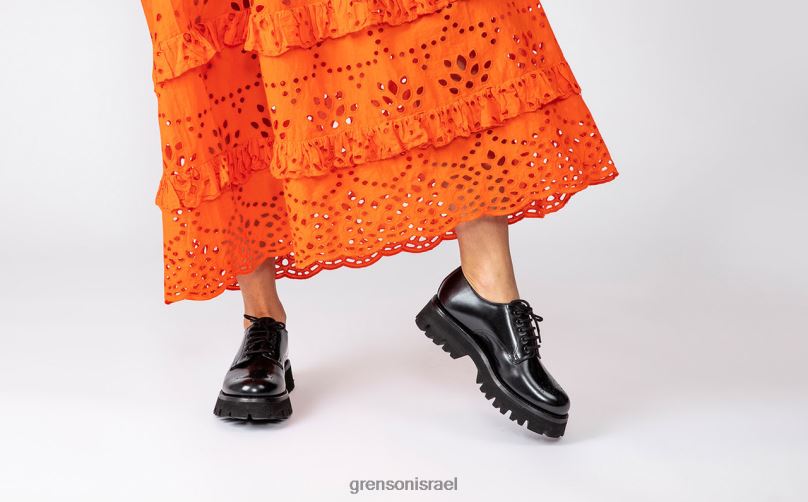 נשים שָׁחוֹר הולי Grenson J4F4Z323 נעליים רשמיות
