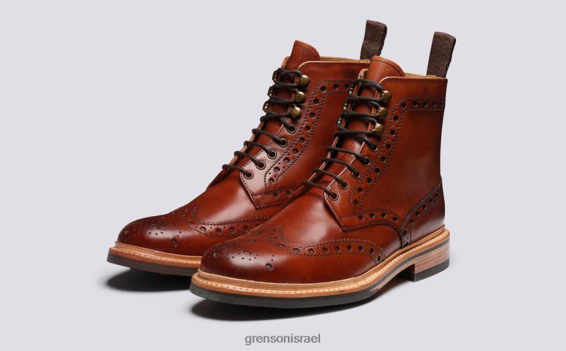 גברים לְהִשְׁתַזֵף פרד Grenson J4F4Z33 מגפיים