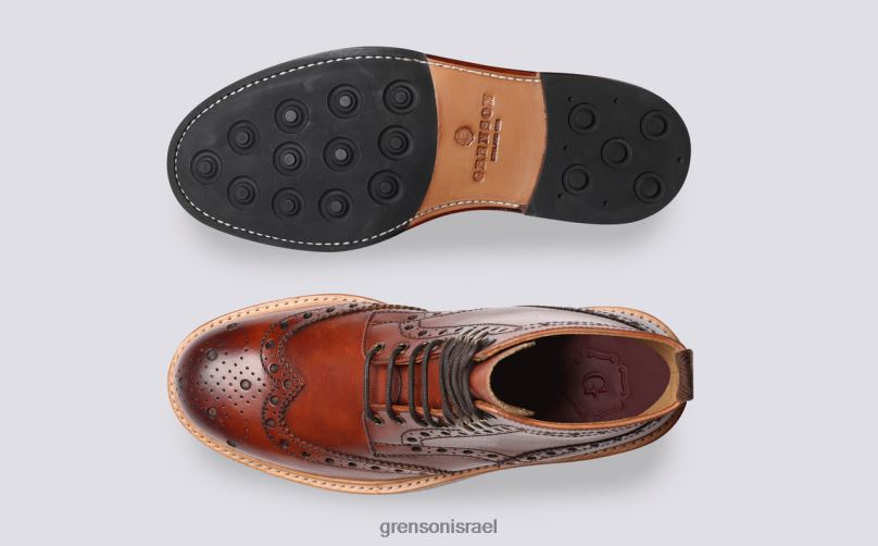 גברים לְהִשְׁתַזֵף פרד Grenson J4F4Z33 מגפיים