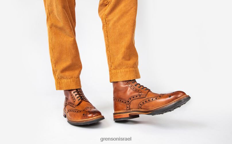גברים לְהִשְׁתַזֵף פרד Grenson J4F4Z33 מגפיים