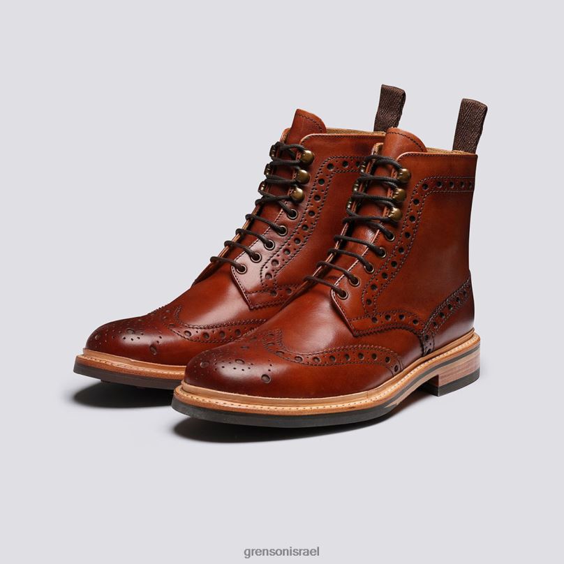 גברים לְהִשְׁתַזֵף פרד Grenson J4F4Z33 מגפיים