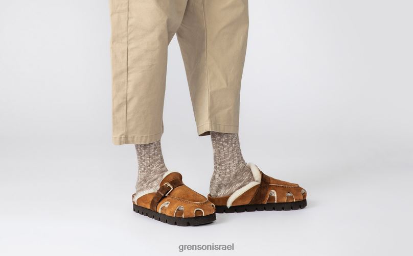 נשים חום מנוקד Grenson J4F4Z369 סנדלים