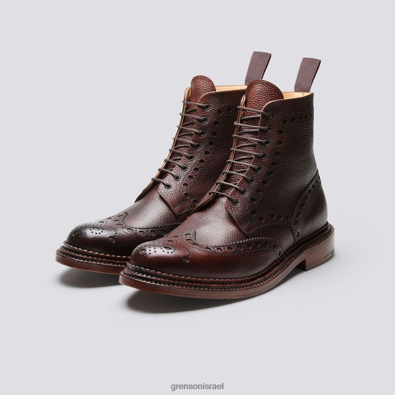 גברים חום כהה פרד Grenson J4F4Z36 מגפיים