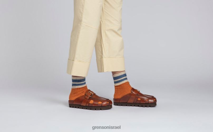 נשים לְהִשְׁתַזֵף מנוקד Grenson J4F4Z370 סנדלים