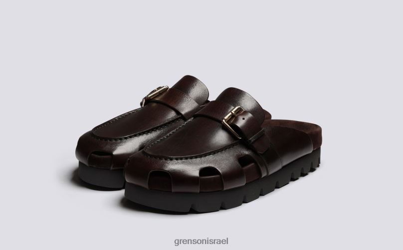 נשים חום כהה מנוקד Grenson J4F4Z371 סנדלים