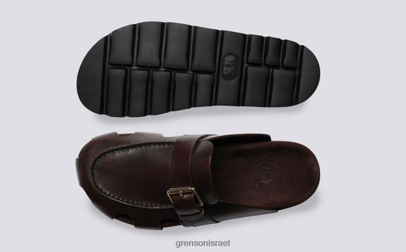 נשים חום כהה מנוקד Grenson J4F4Z371 סנדלים