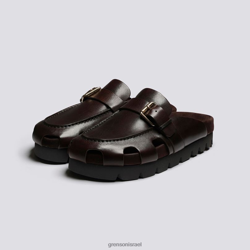 נשים חום כהה מנוקד Grenson J4F4Z371 סנדלים