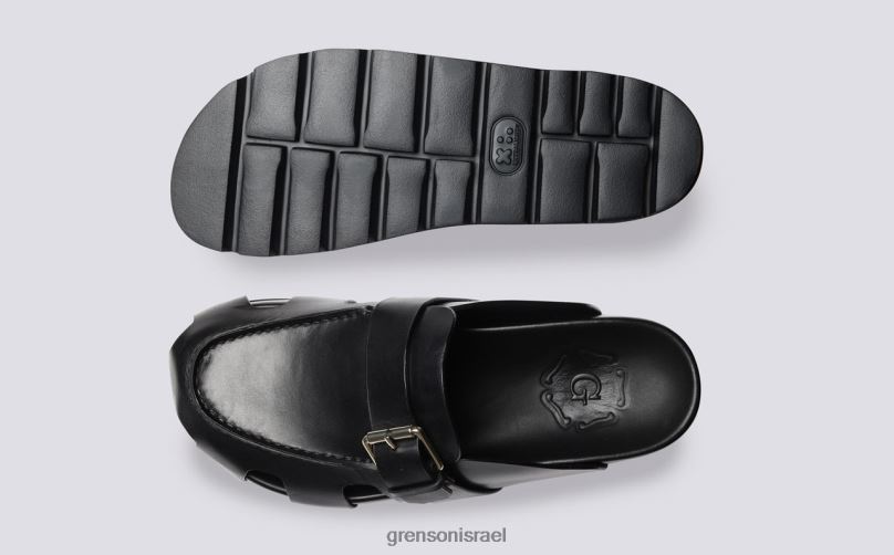 נשים שָׁחוֹר מנוקד Grenson J4F4Z372 סנדלים