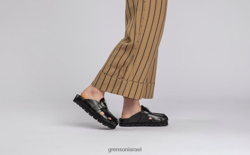 נשים שָׁחוֹר מנוקד Grenson J4F4Z372 סנדלים