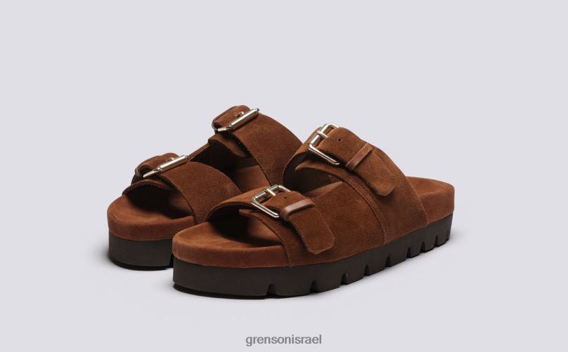 נשים חום צוֹמֵחַ Grenson J4F4Z373 סנדלים