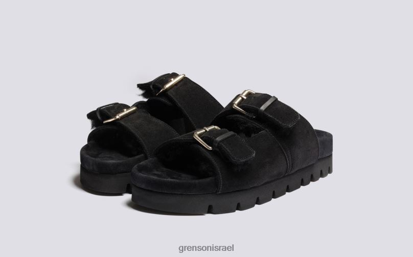 נשים שָׁחוֹר צוֹמֵחַ Grenson J4F4Z375 סנדלים