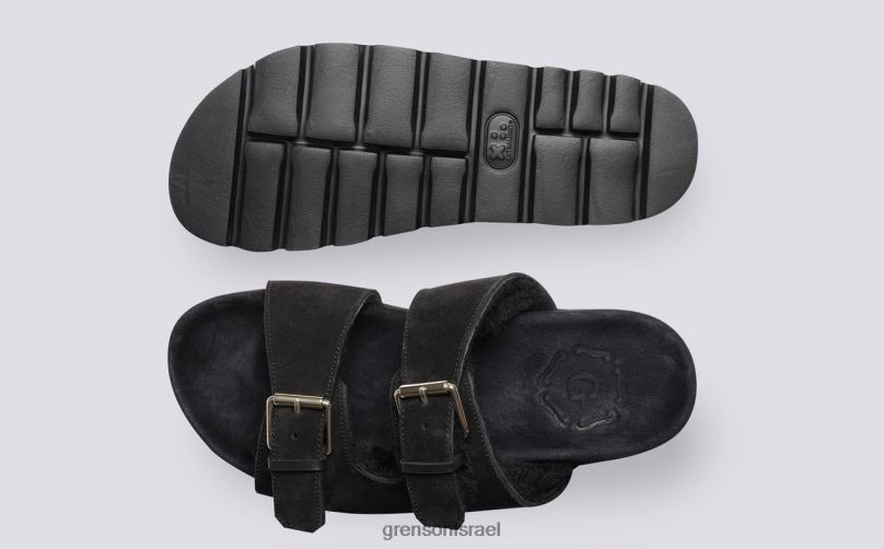 נשים שָׁחוֹר צוֹמֵחַ Grenson J4F4Z375 סנדלים