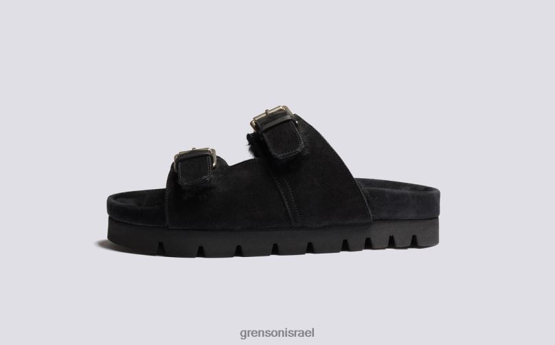 נשים שָׁחוֹר צוֹמֵחַ Grenson J4F4Z375 סנדלים