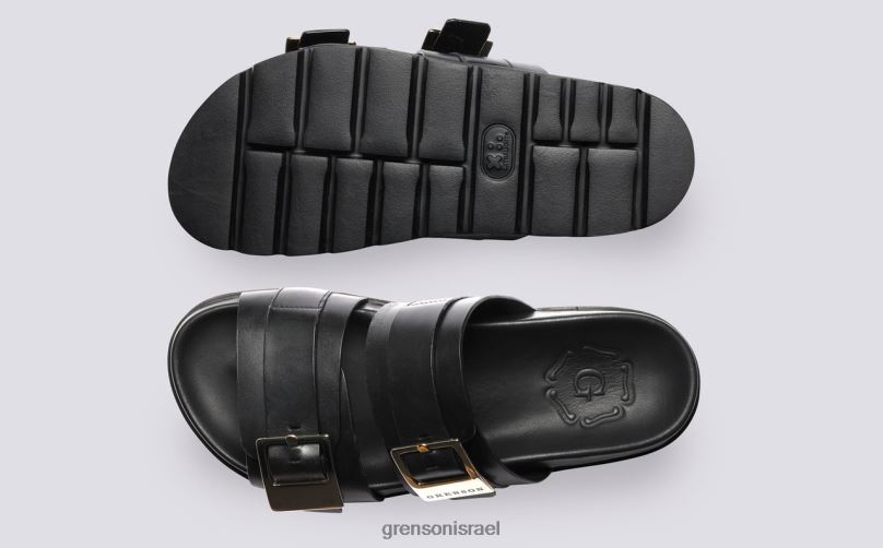 נשים שָׁחוֹר אידא Grenson J4F4Z377 סנדלים
