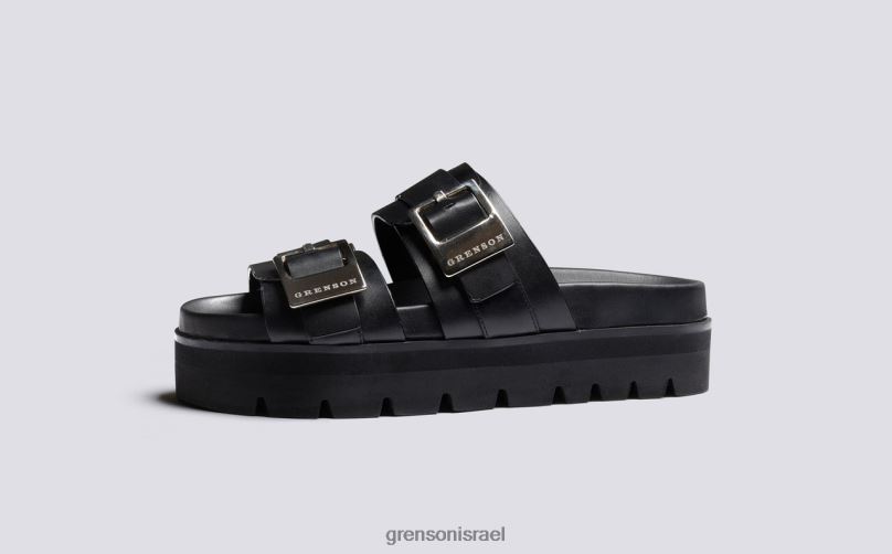 נשים שָׁחוֹר אידא Grenson J4F4Z377 סנדלים