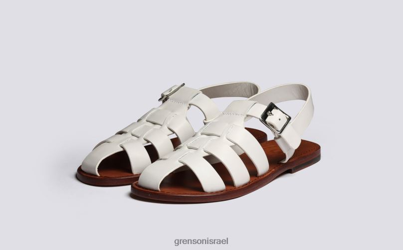 נשים לבן מלכה Grenson J4F4Z378 סנדלים
