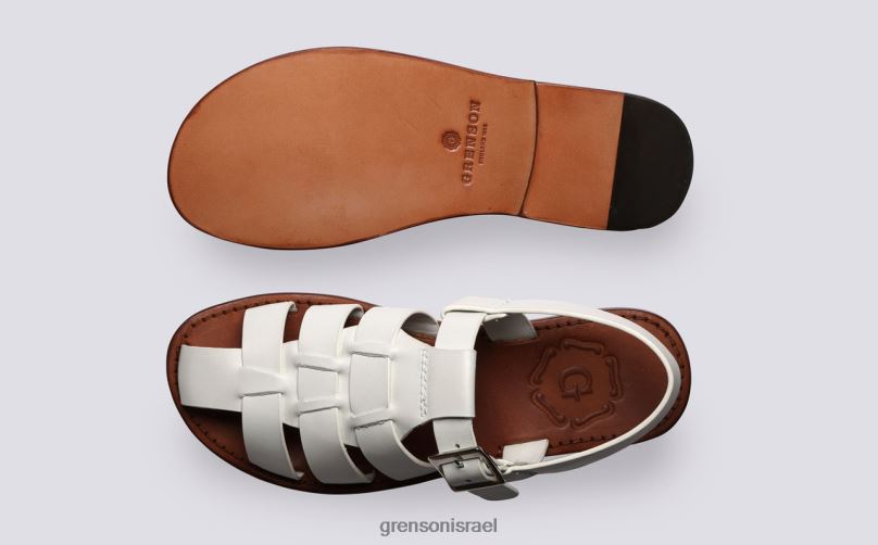 נשים לבן מלכה Grenson J4F4Z378 סנדלים