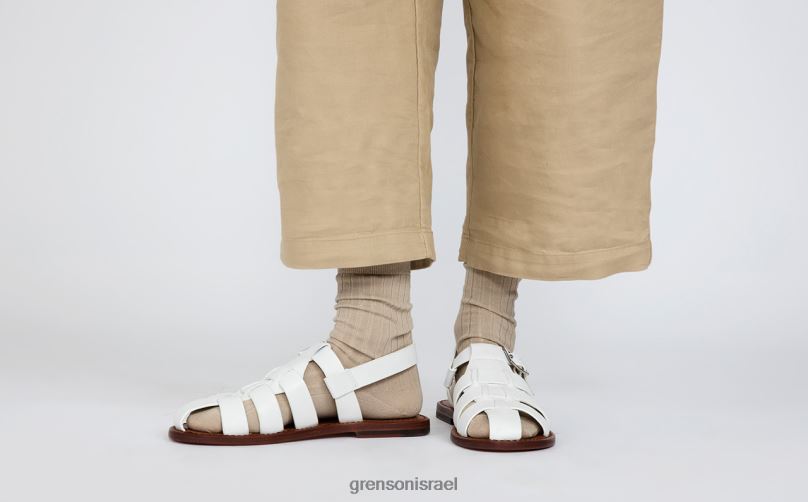 נשים לבן מלכה Grenson J4F4Z378 סנדלים