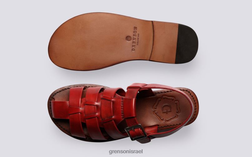 נשים אָדוֹם מלכה Grenson J4F4Z379 סנדלים