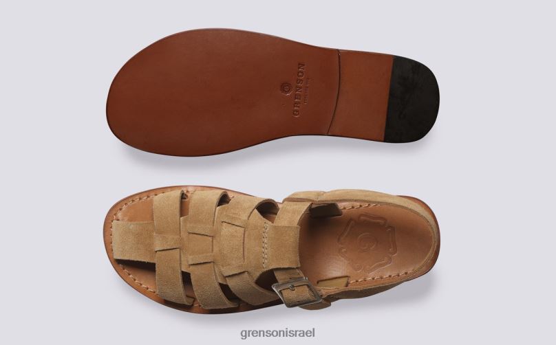 נשים קַרַמֵל מלכה Grenson J4F4Z380 סנדלים