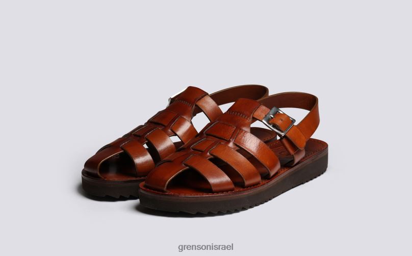 נשים שזוף צבוע ביד מלכה Grenson J4F4Z384 סנדלים