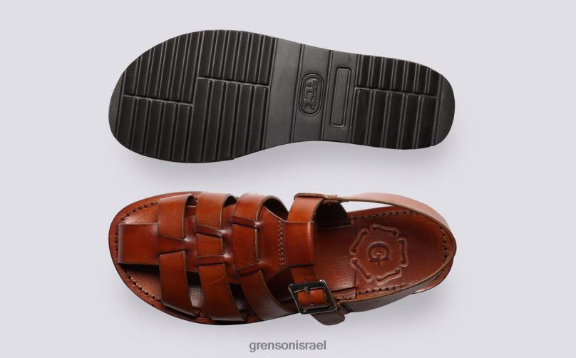 נשים שזוף צבוע ביד מלכה Grenson J4F4Z384 סנדלים