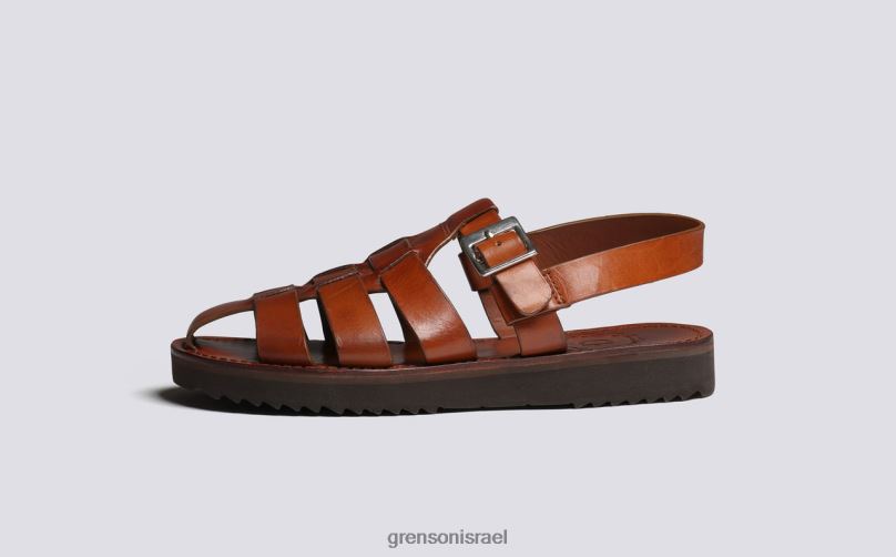 נשים שזוף צבוע ביד מלכה Grenson J4F4Z384 סנדלים