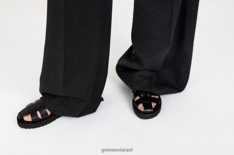נשים שָׁחוֹר מלכה Grenson J4F4Z385 סנדלים