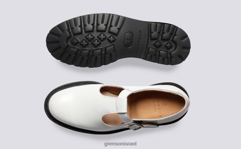 נשים לבן מרילבון Grenson J4F4Z389 סנדלים