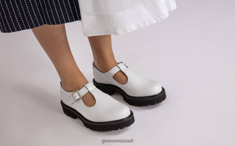 נשים לבן מרילבון Grenson J4F4Z389 סנדלים