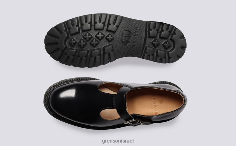 נשים שָׁחוֹר מרילבון Grenson J4F4Z390 סנדלים