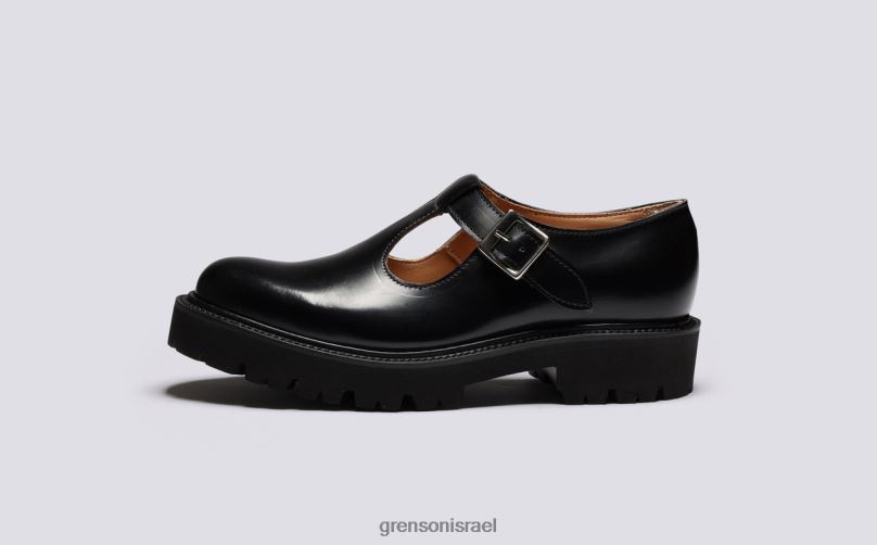 נשים שָׁחוֹר מרילבון Grenson J4F4Z390 סנדלים