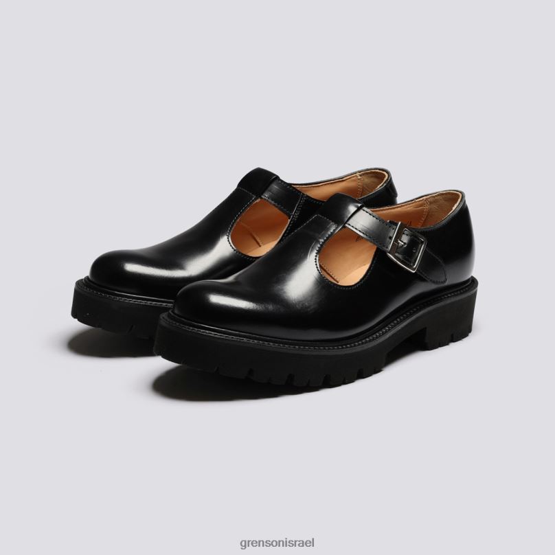נשים שָׁחוֹר מרילבון Grenson J4F4Z390 סנדלים