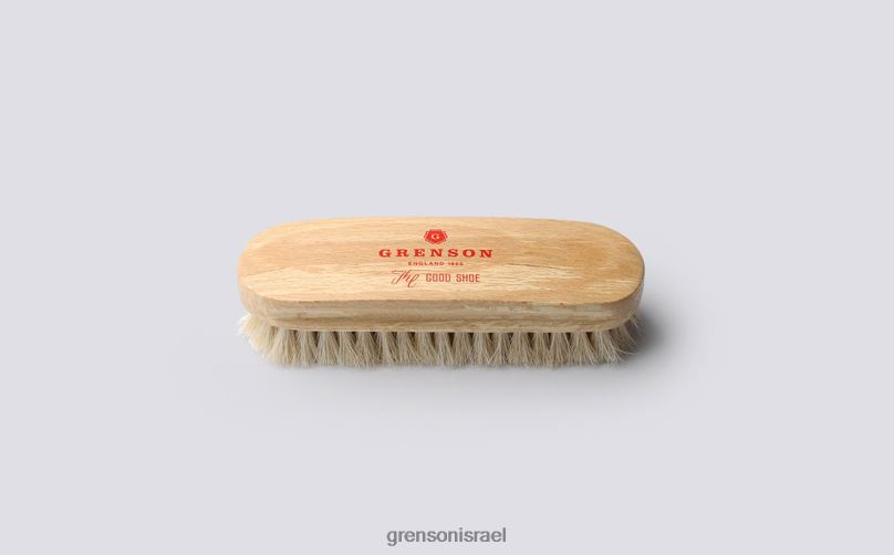 לִשְׁנֵי הַמִינִים חום מברשת נעליים קטנה Grenson J4F4Z399 טיפול בנעליים